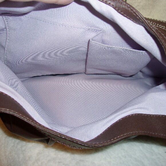 E-132 COACH LYNN SOHO BROWN HOBO BAG - Picture 11 of 15